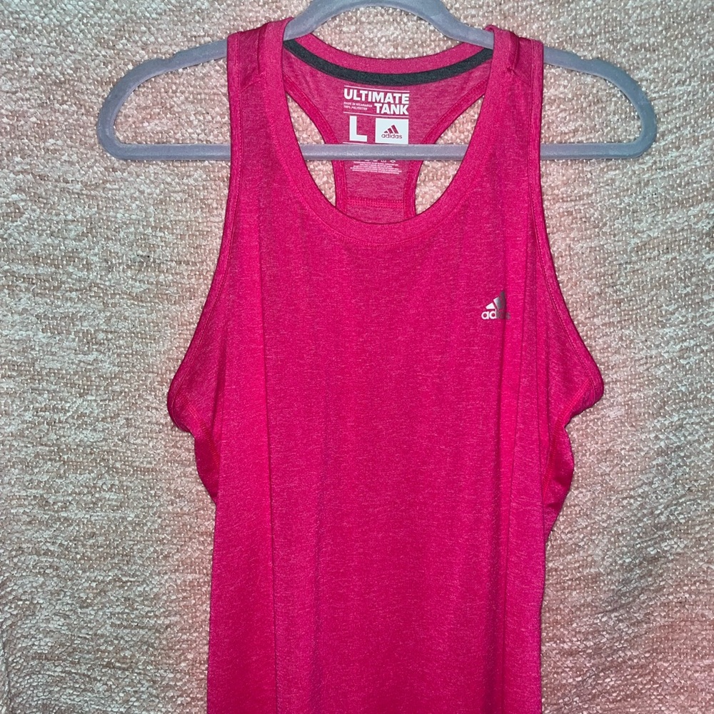 Pink Racerback Adidas Tank